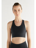Women's Yoga Top Recycled, Black