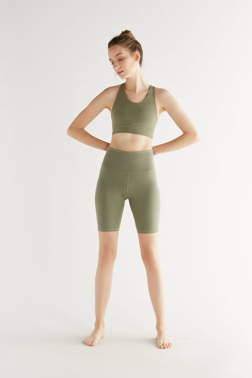 Women's Yoga Top Recycled, Light Green