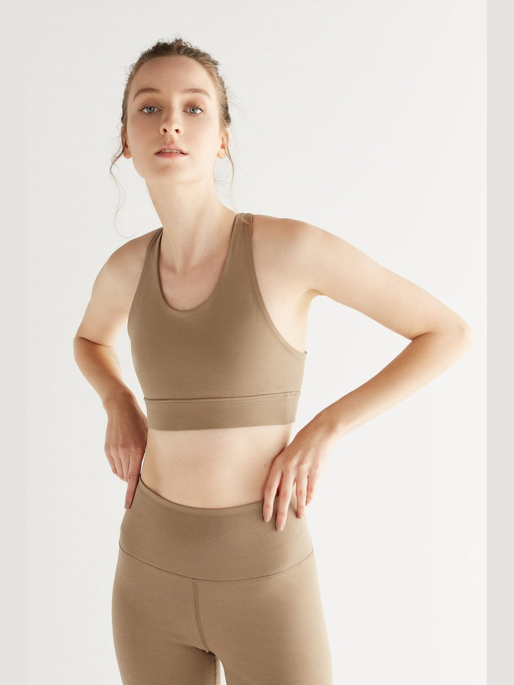Women's Yoga Top Recycled, Mink