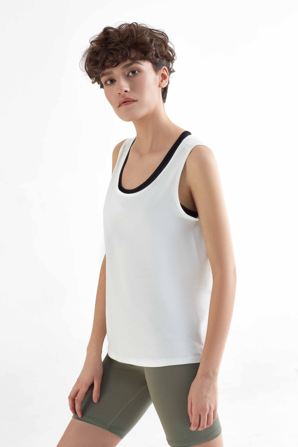 TENCEL™ Active Women's Top, White