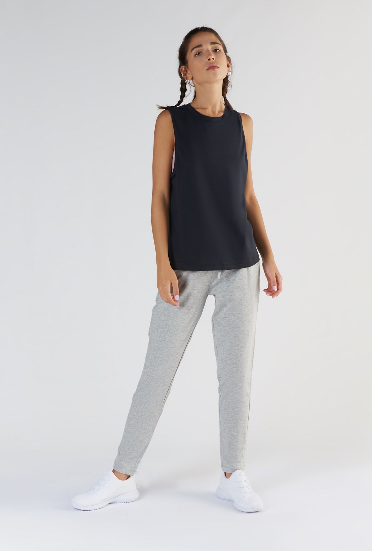 TENCEL™ Active Women's Top High Neck, Black — True North, view 5