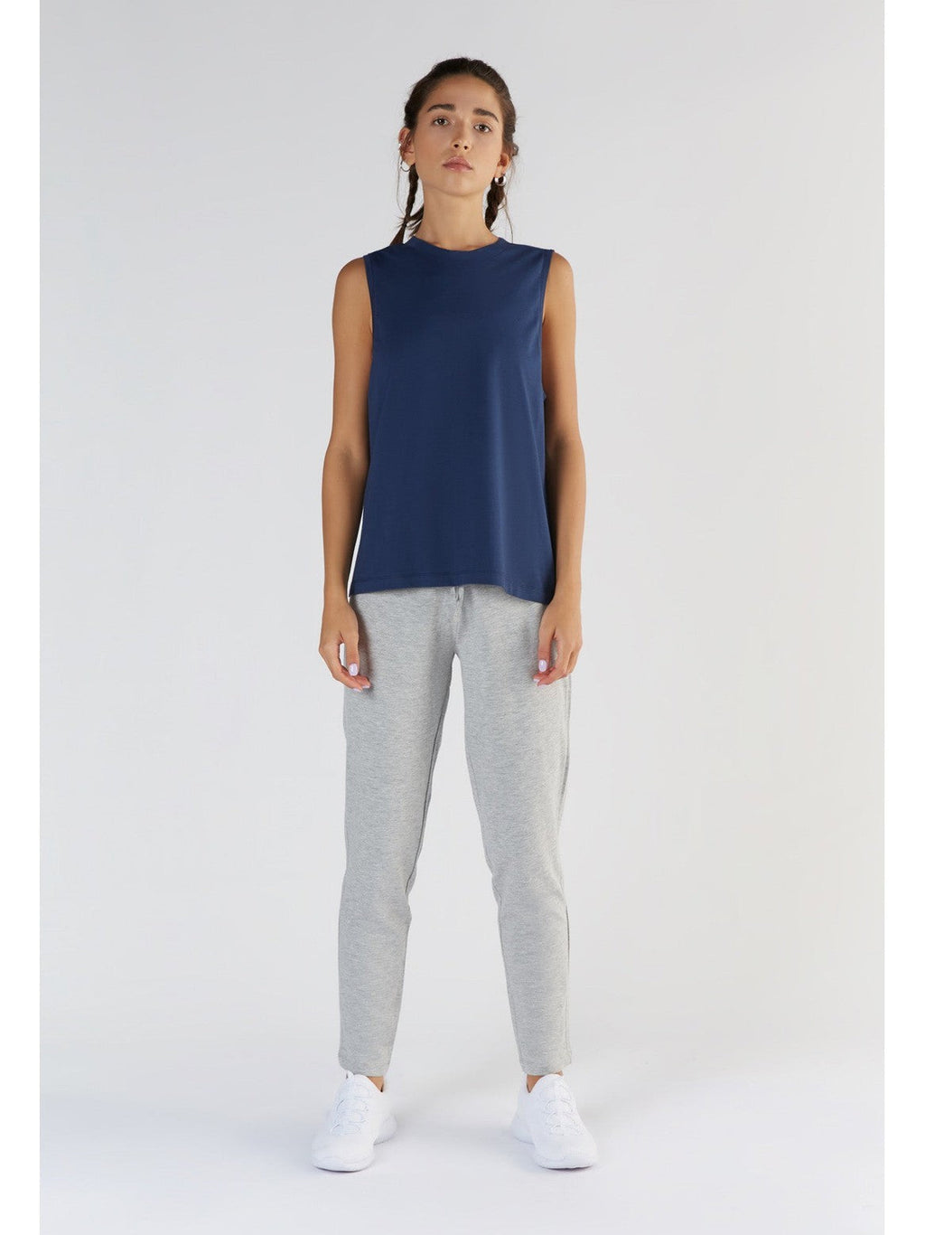 TENCEL™ Active Women's Top High Neck, Navy