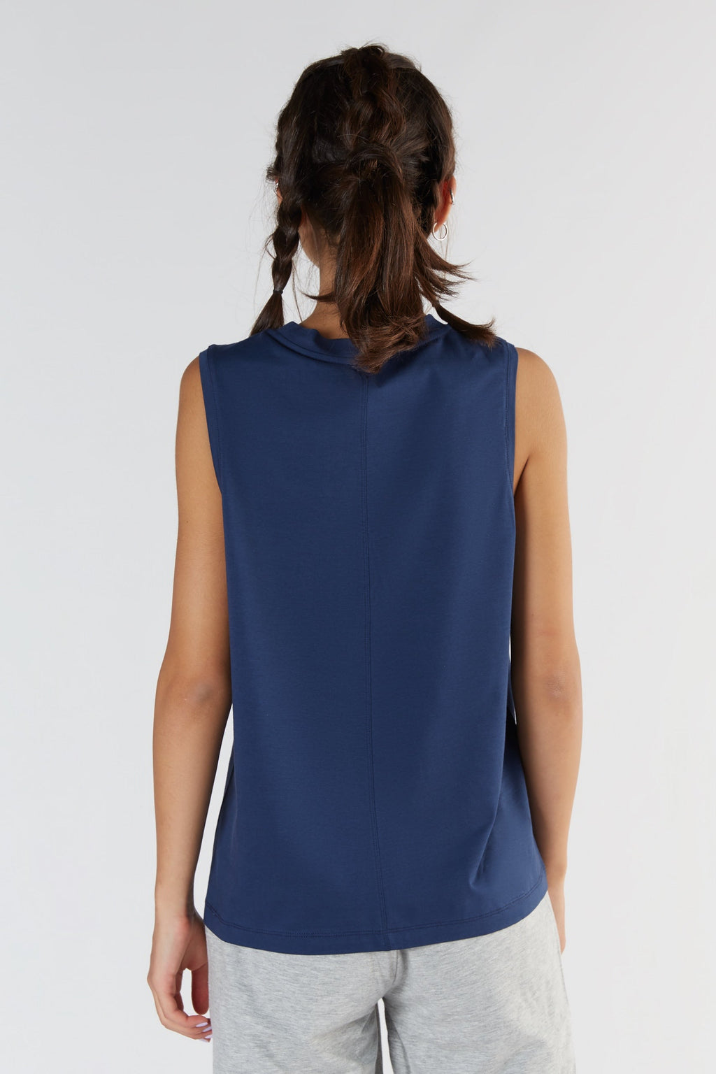 TENCEL™ Active Women's Top High Neck, Navy