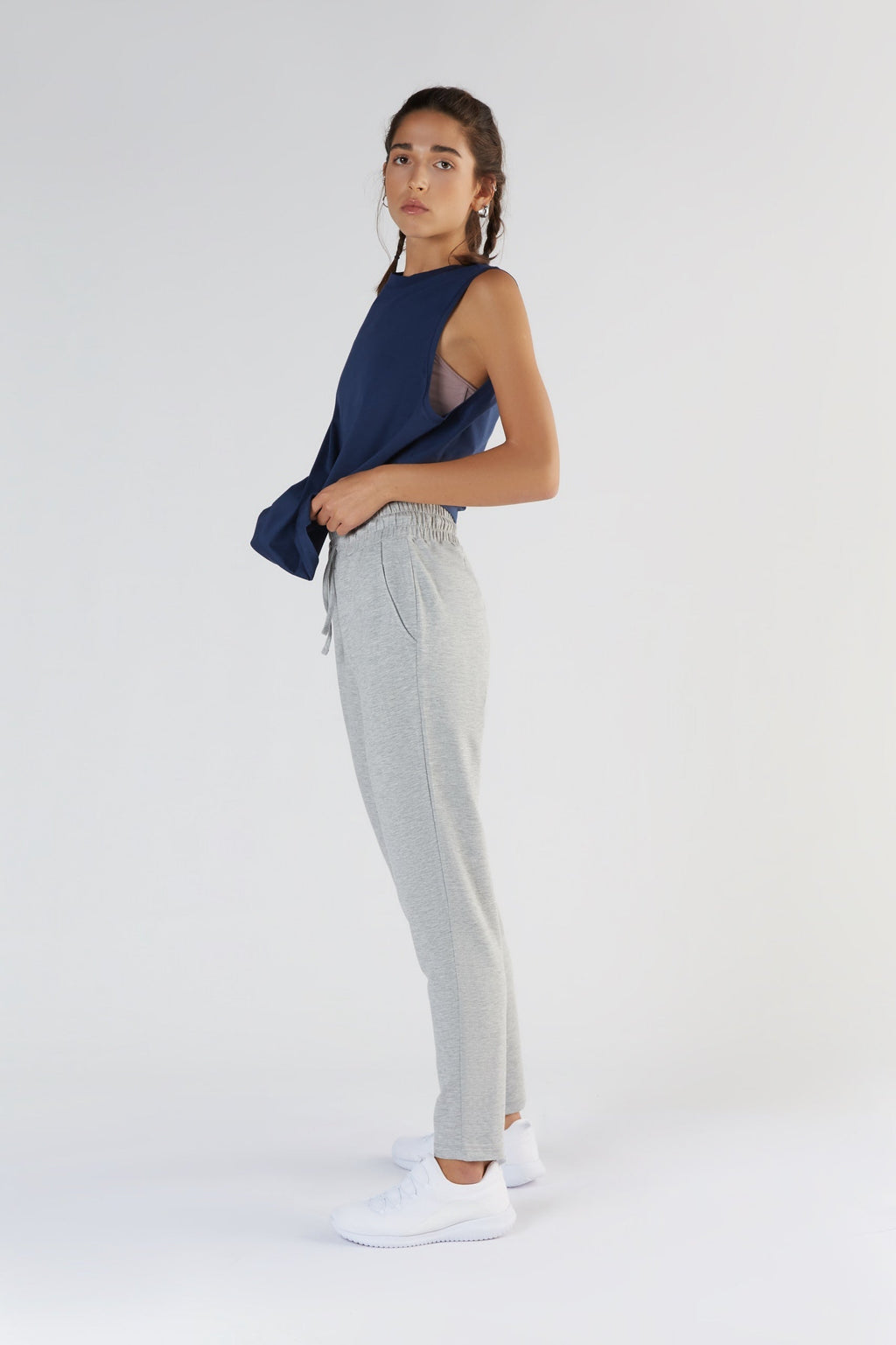 TENCEL™ Active Women's Top High Neck, Navy