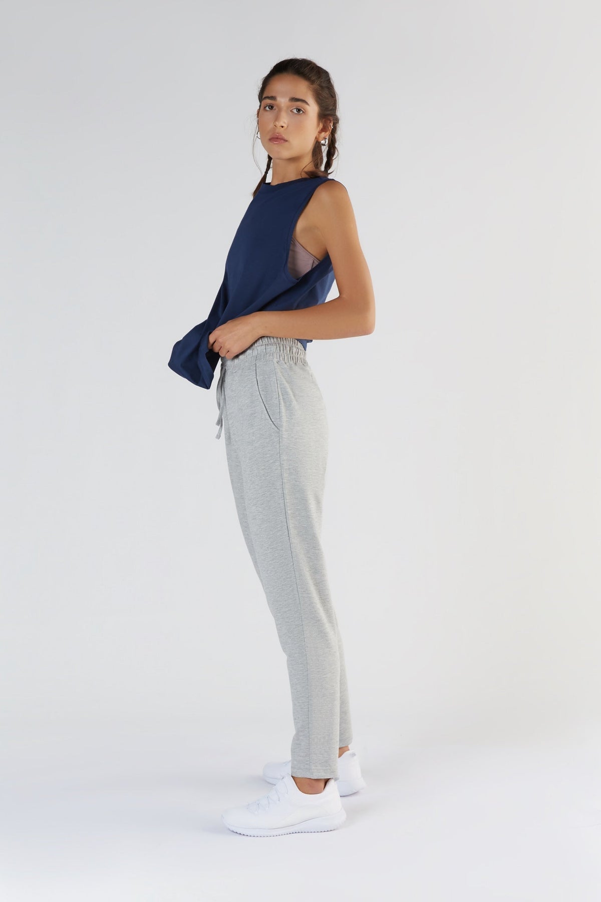 TENCEL™ Active Women's Top High Neck, Navy