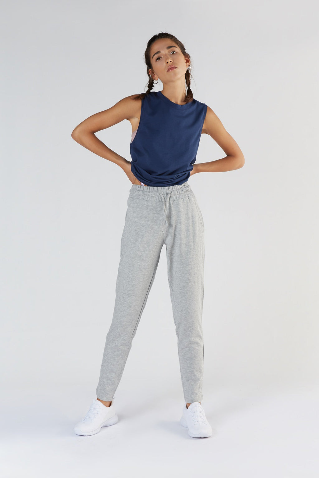 TENCEL™ Active Women's Top High Neck, Navy
