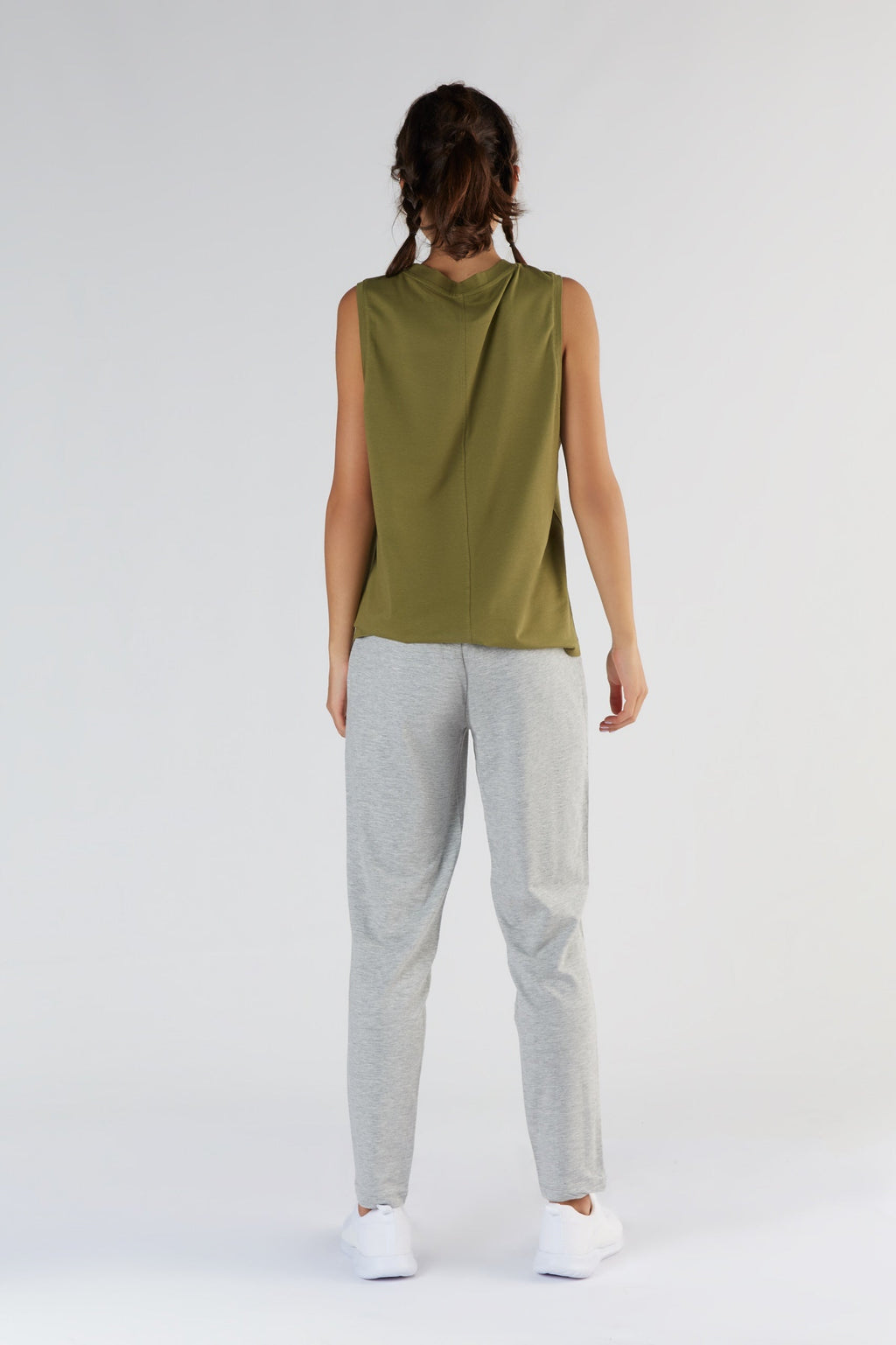 TENCEL™ Active Women's Top High Neck, Olive