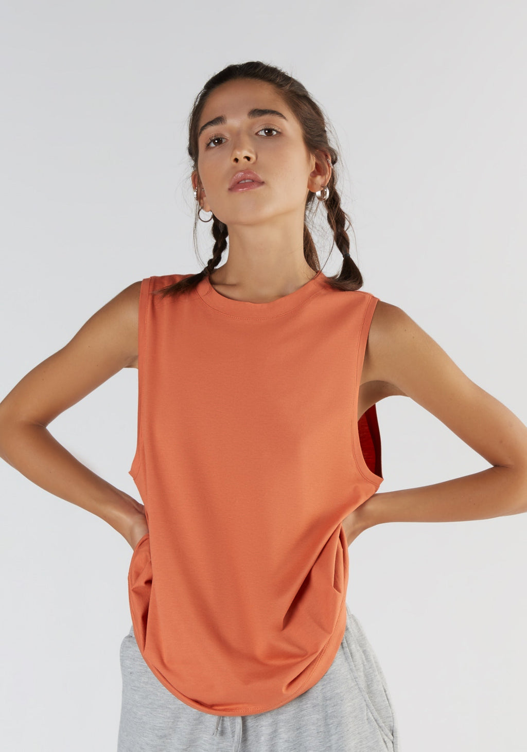 TENCEL™ Active Women's Top High Neck, Soap Nut