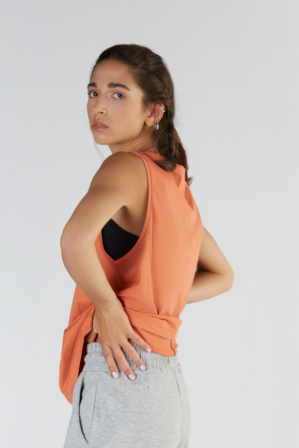 TENCEL™ Active Women's Top High Neck, Soap Nut