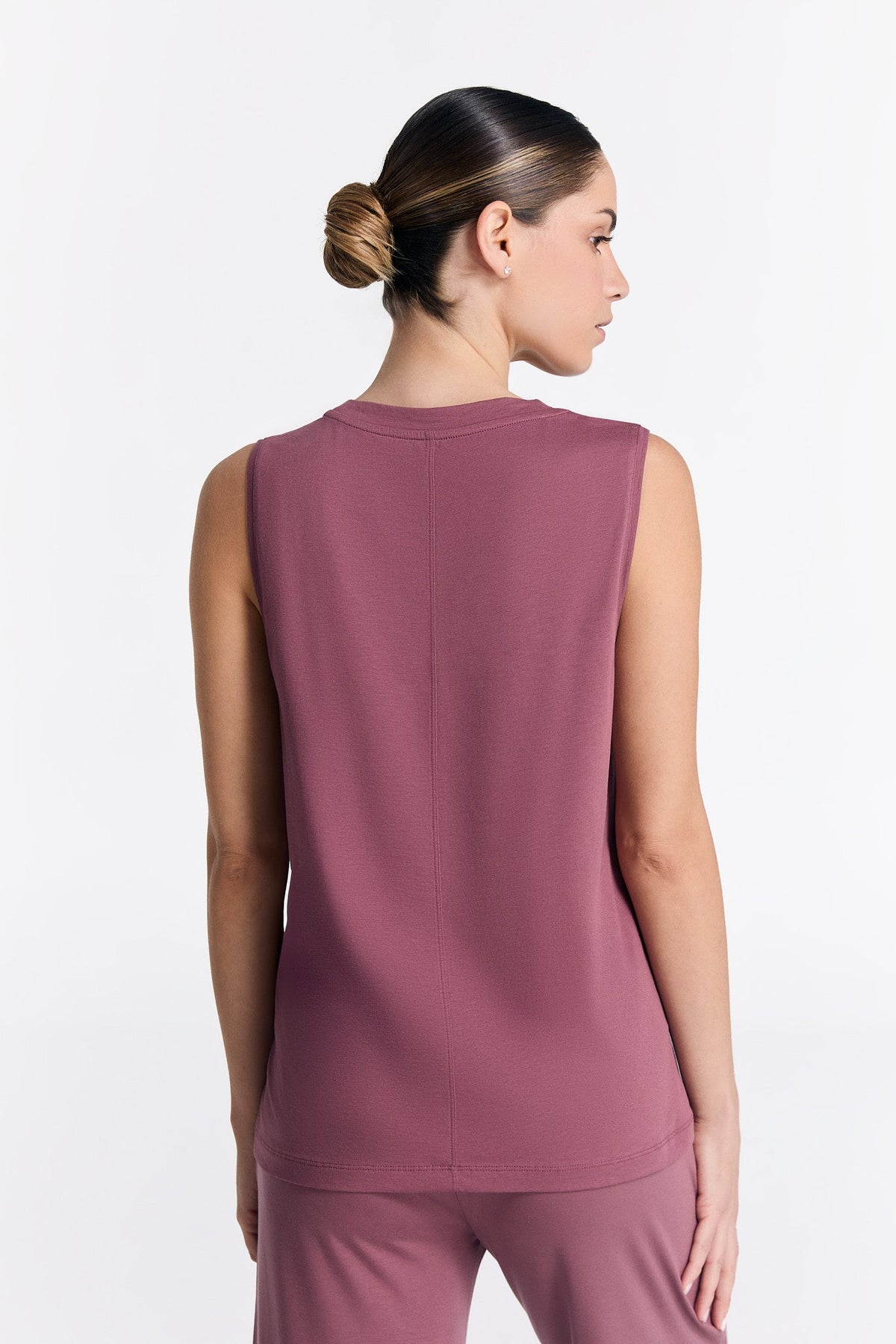 TENCEL™ Active Women's Top High Neck, Nocturne — True North, view 5