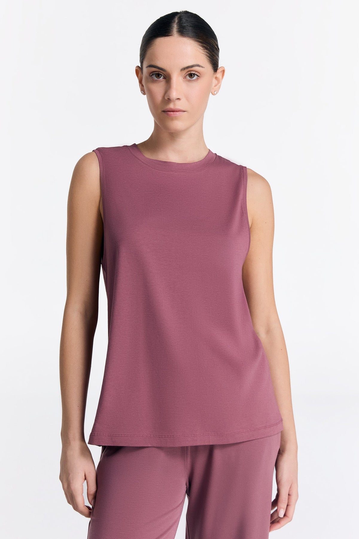 TENCEL™ Active Women's Top High Neck, Nocturne — True North