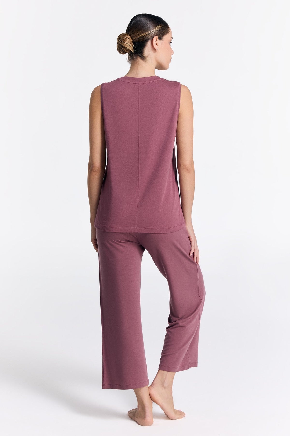 TENCEL™ Women's Wide Leg Trousers, Nocturne — True North, view 5