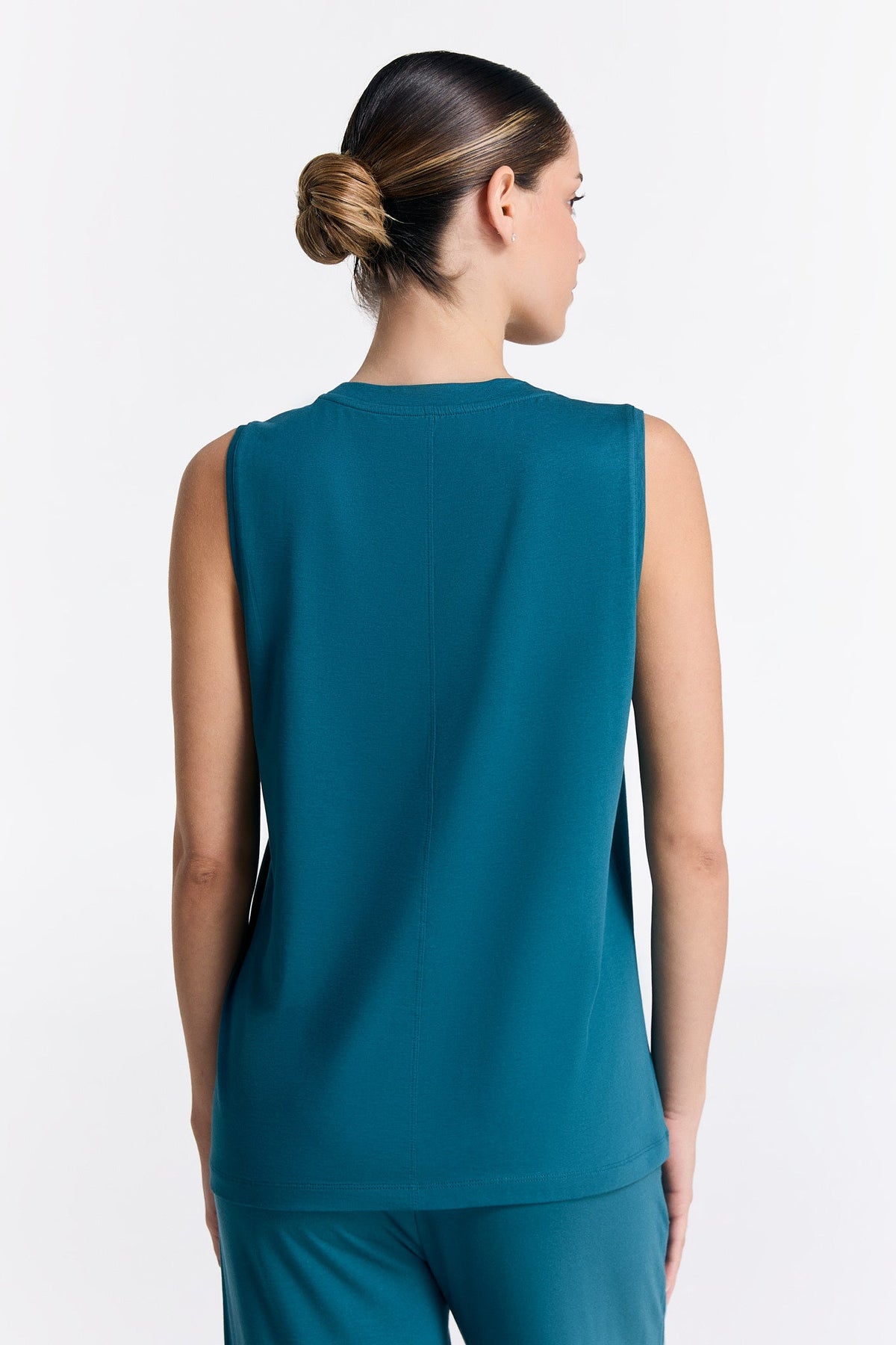 TENCEL™ Active Women's Top High Neck, Dragonfly — True North, view 5