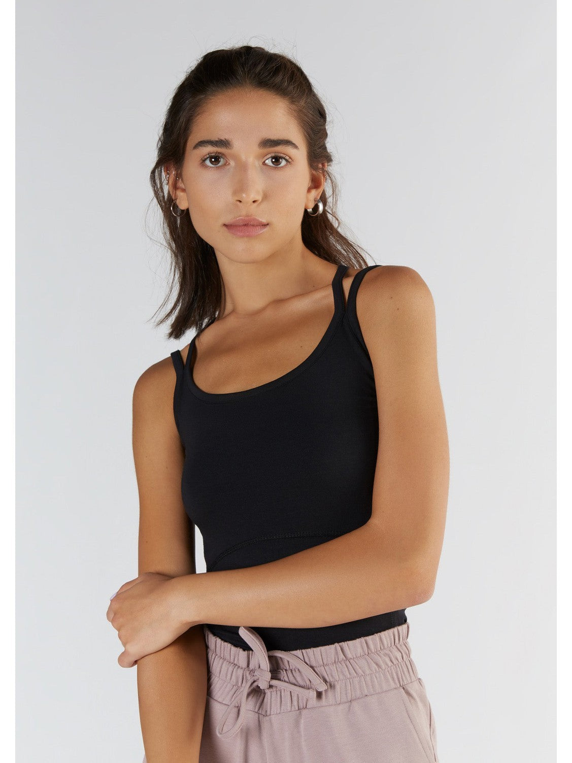 TENCEL™ Active Women's Strappy Top, Black — True North