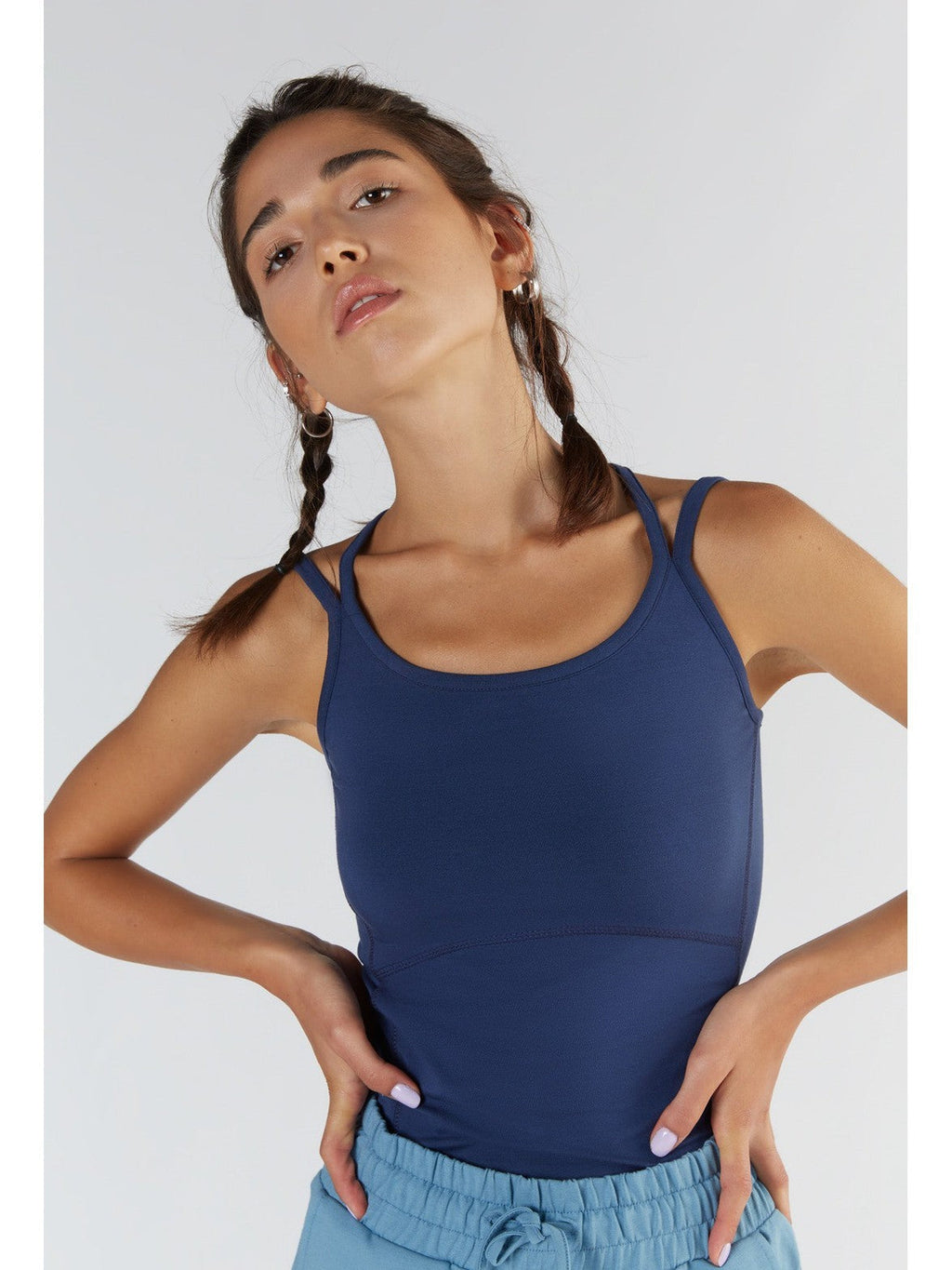 TENCEL™ Active Women's Strappy Top, Navy