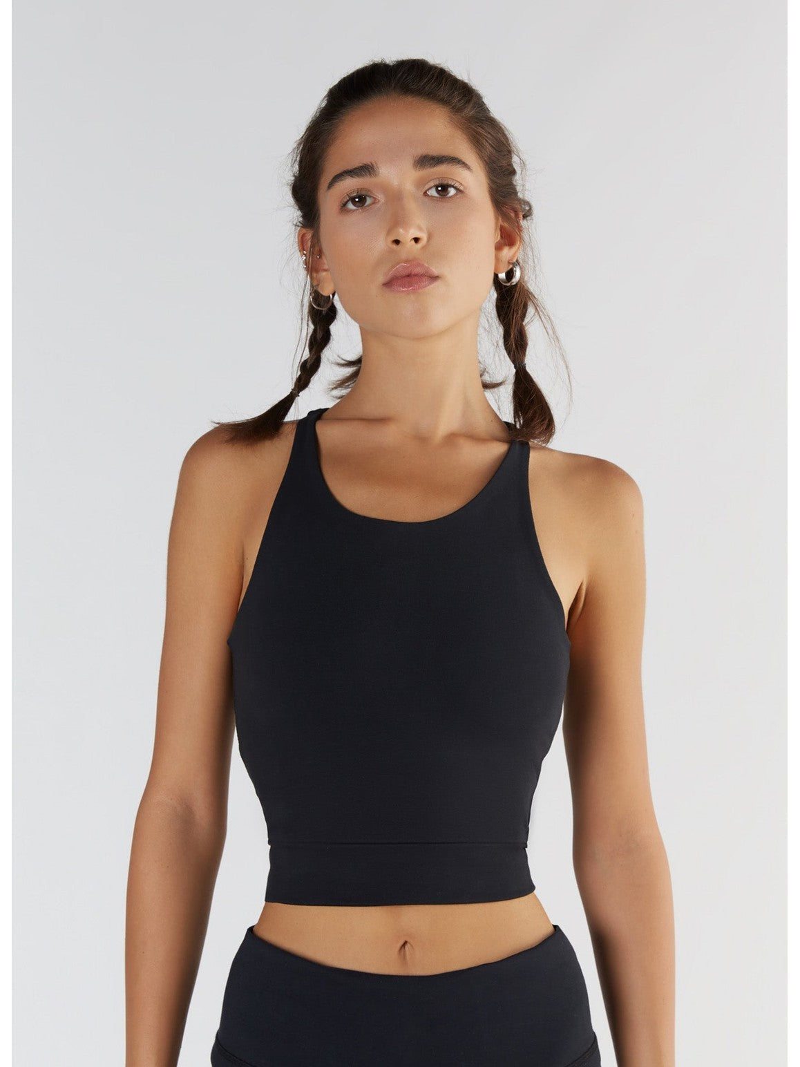 Women's Crop Top, Black