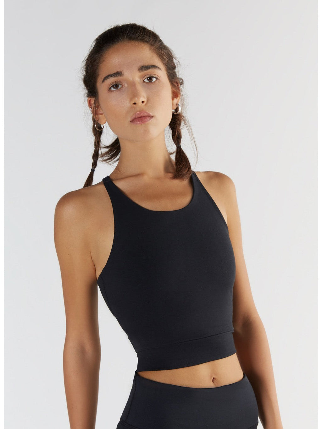 Women's Crop Top, Black