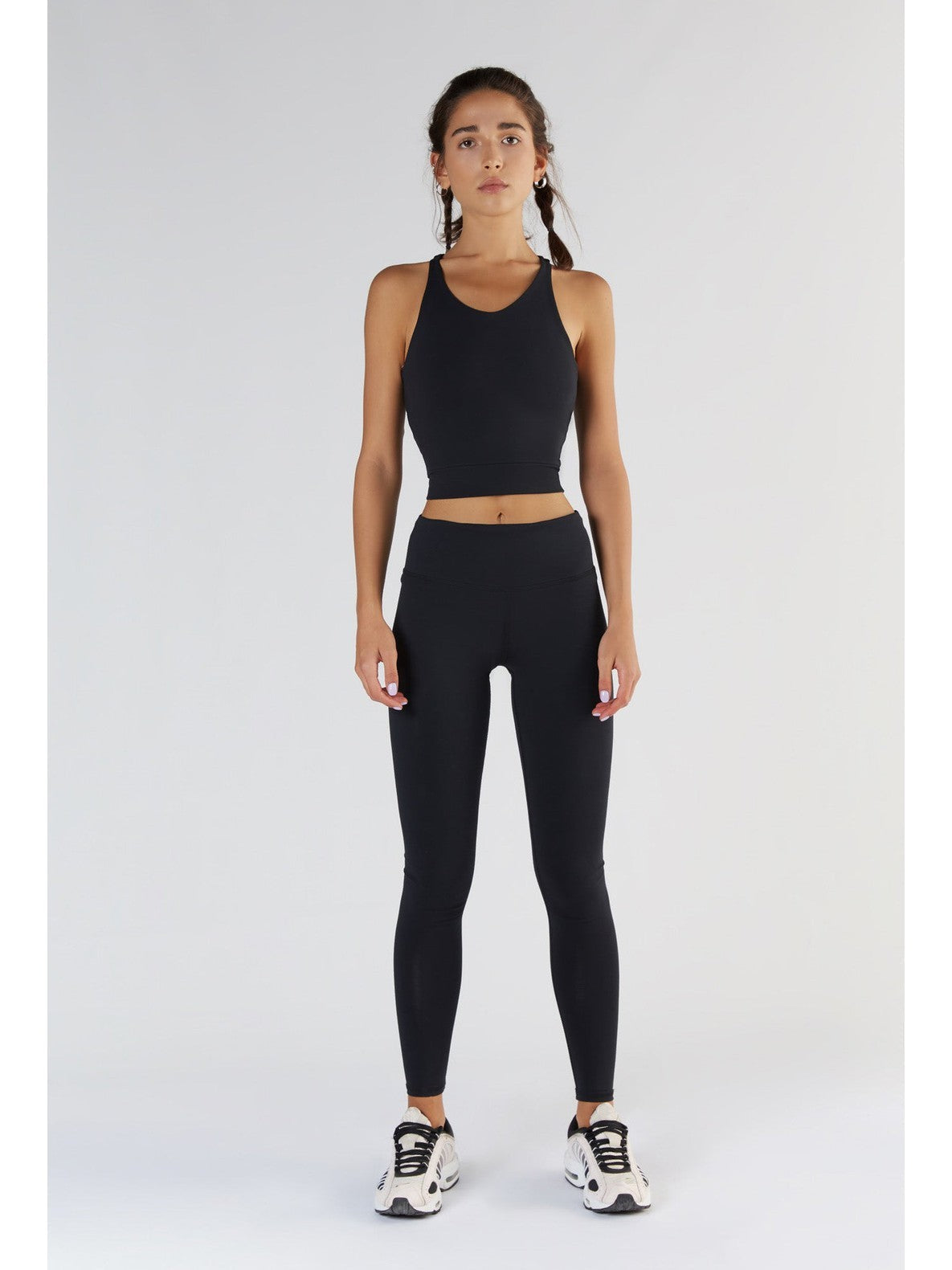 Women's Crop Top, Black