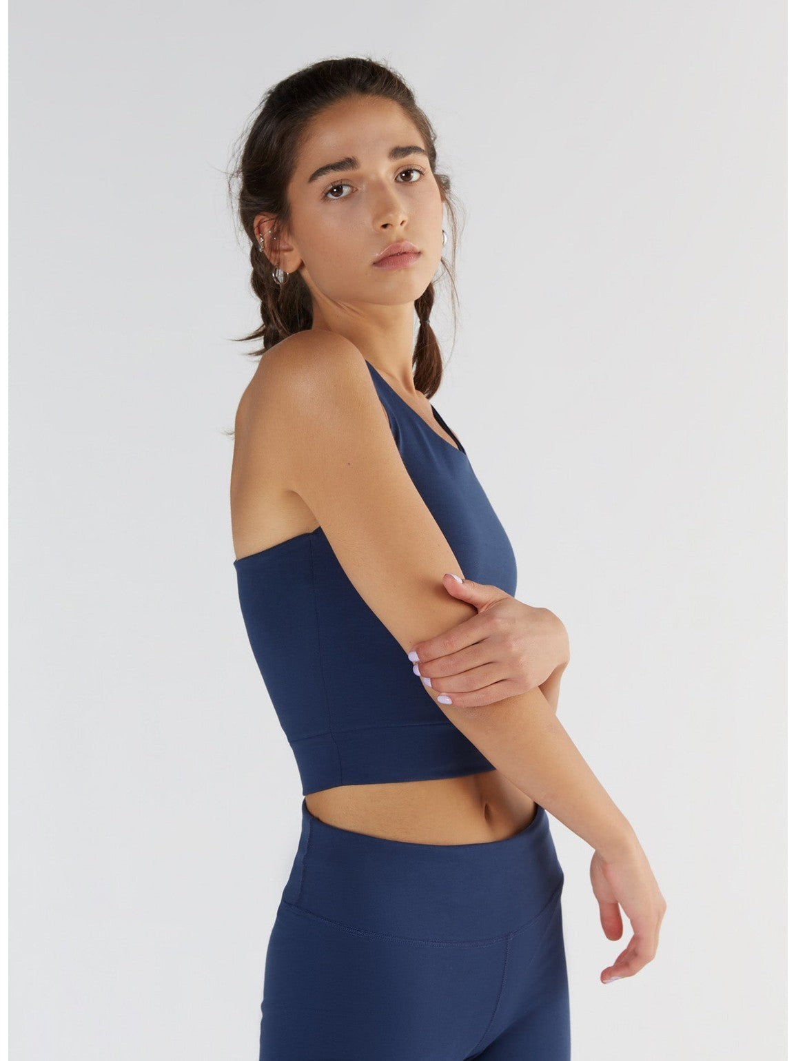 Women's Crop Top, Navy