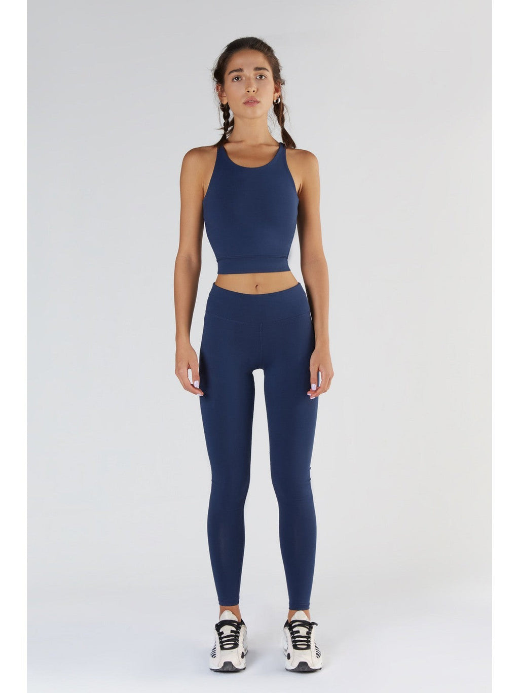 Women's Crop Top, Navy