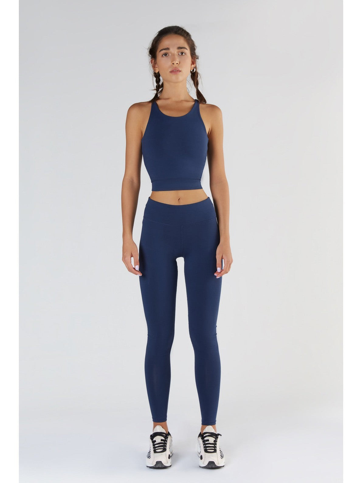 Women's Crop Top, Navy