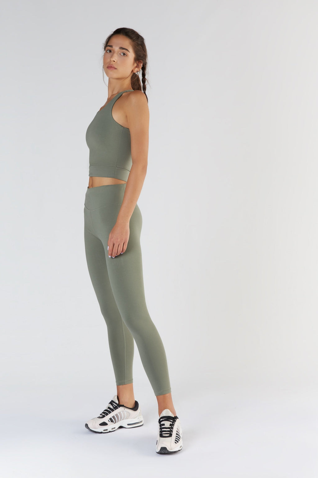 Women's Crop Top, Light Green