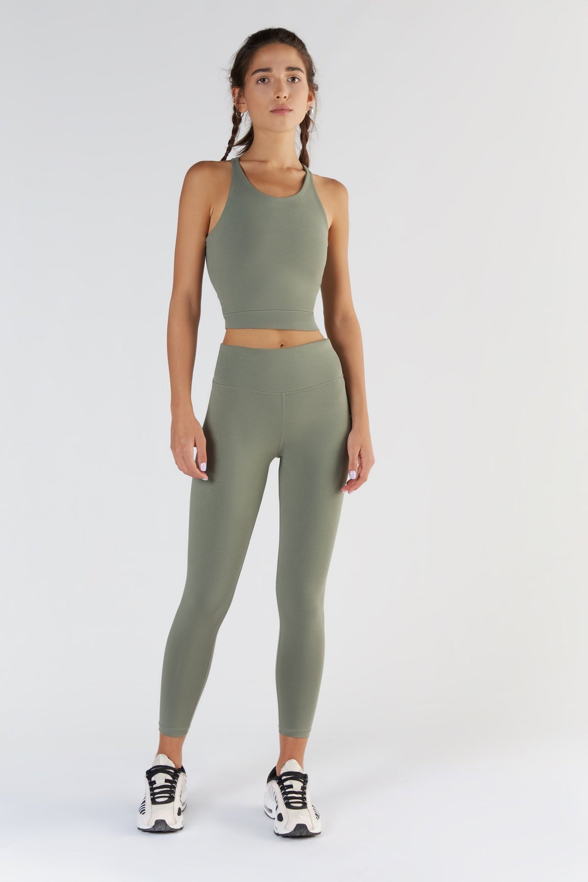 Women's Crop Top, Light Green