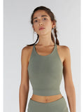 Women's Crop Top, Light Green