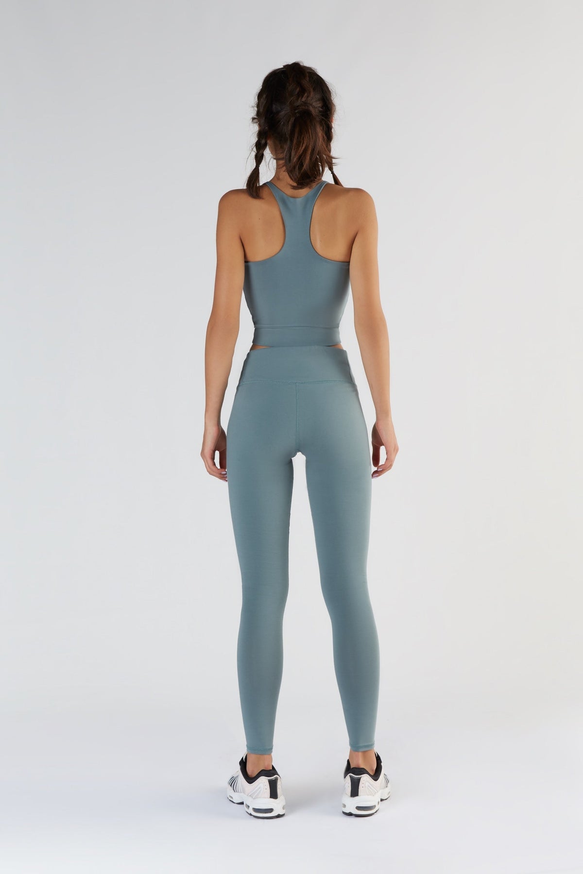 Women's Crop Top, Light Grey