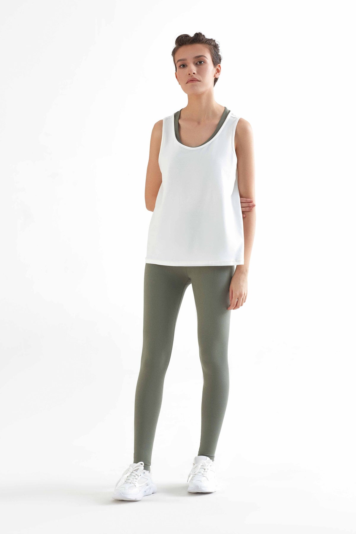 Women's Leggings Recycled, Light Green