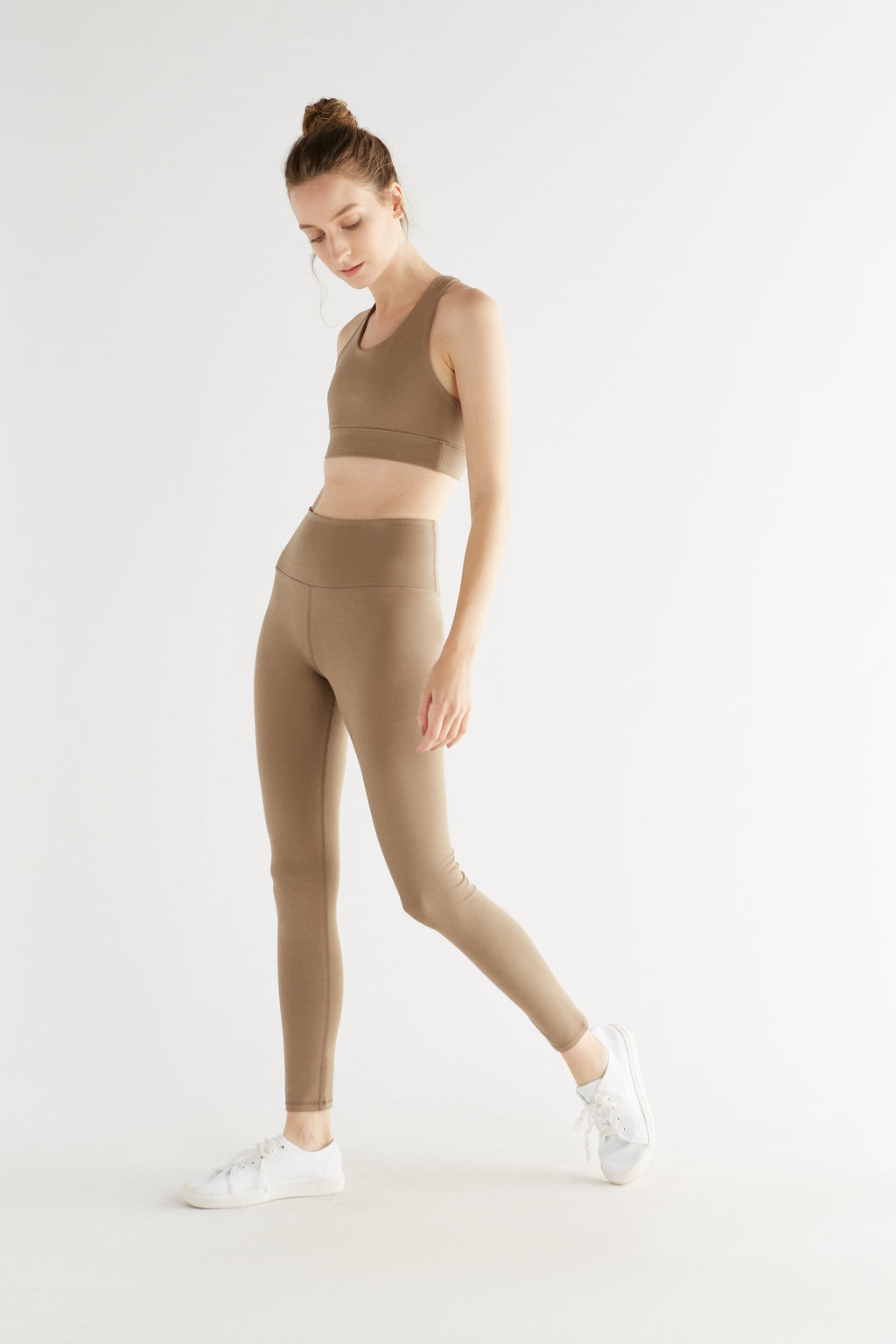 Women's Leggings Recycled, Mink
