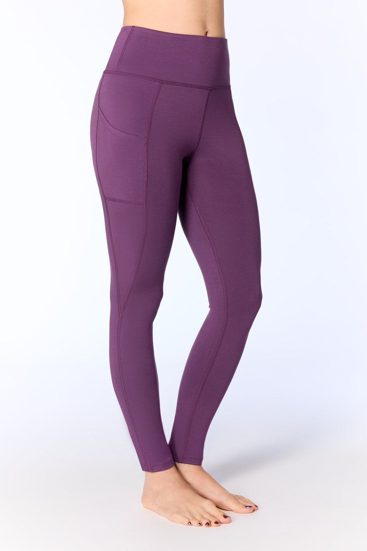 Women's Leggings, Wineberry