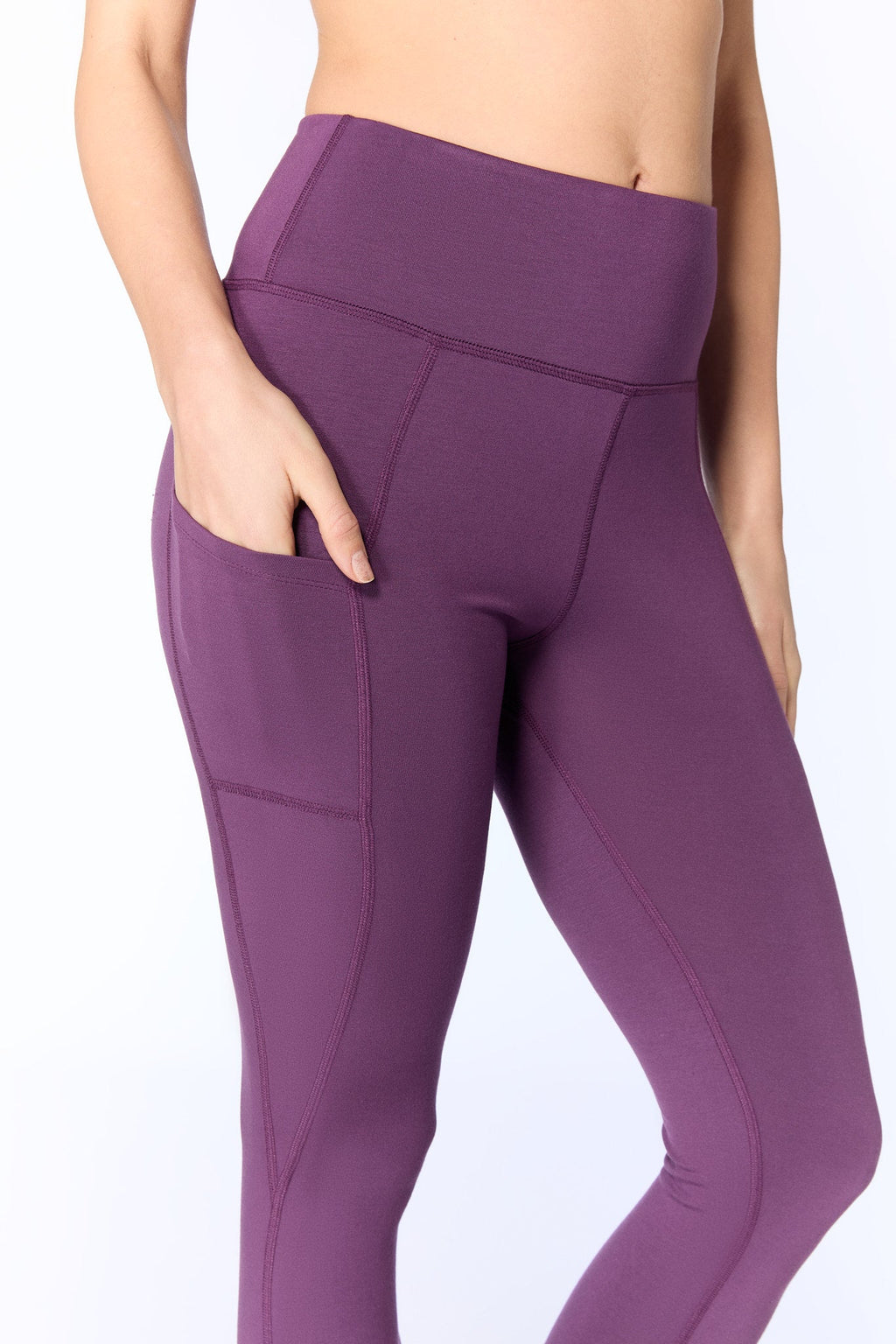 Women's Leggings, Wineberry