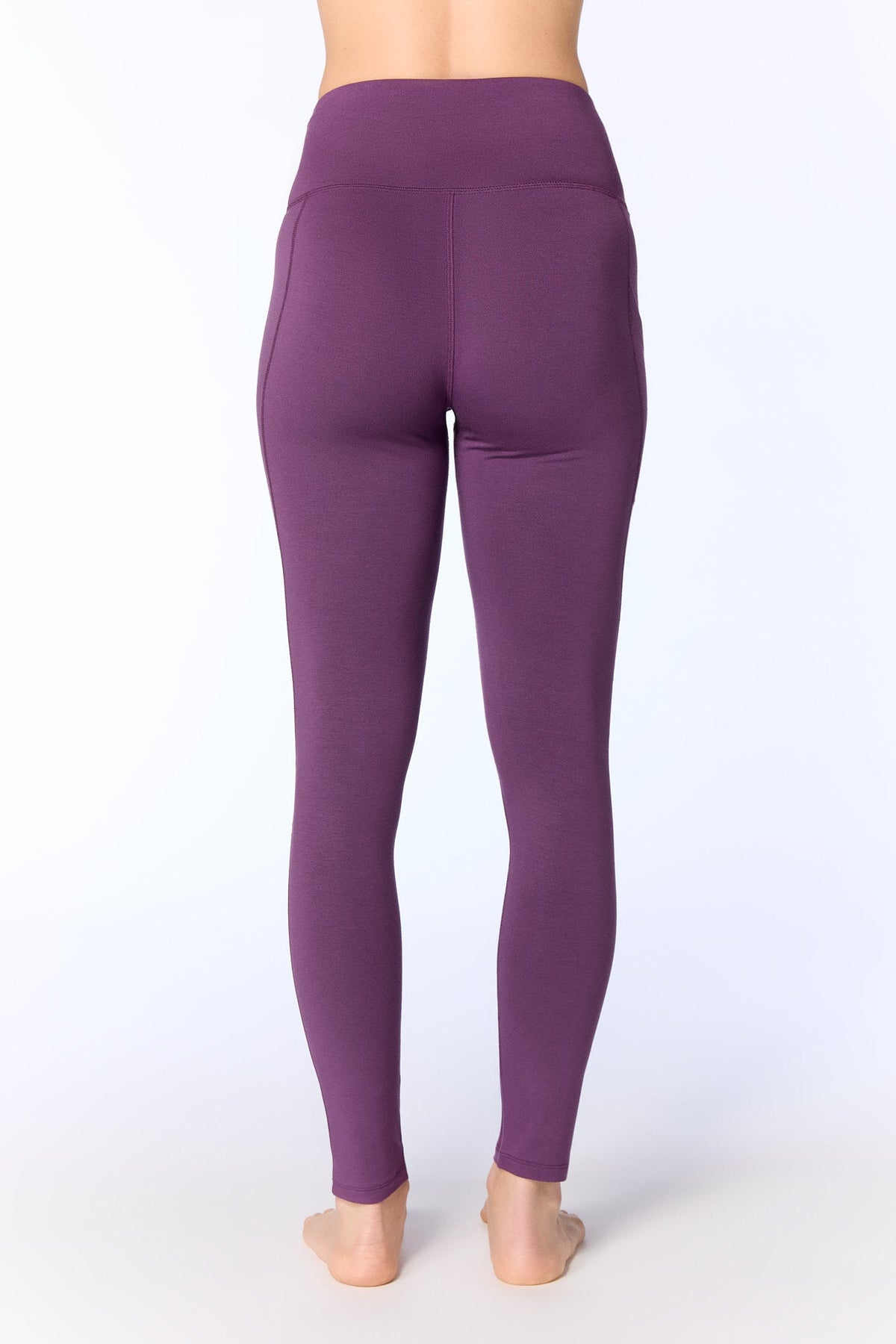 Women's Leggings, Wineberry — True North, view 4