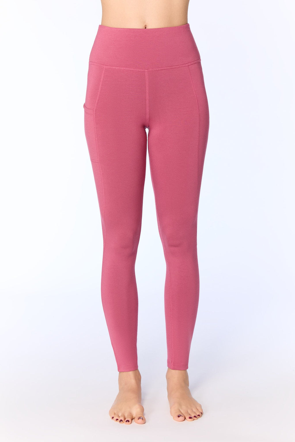 Women's Leggings, Rose Wine
