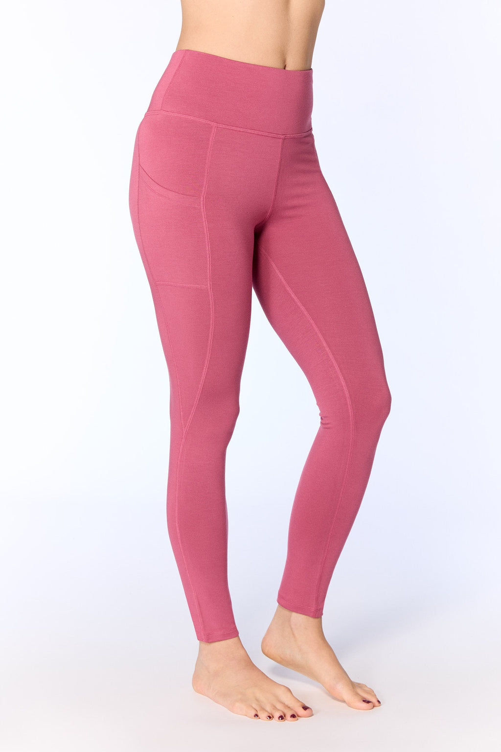Women's Leggings, Rose Wine