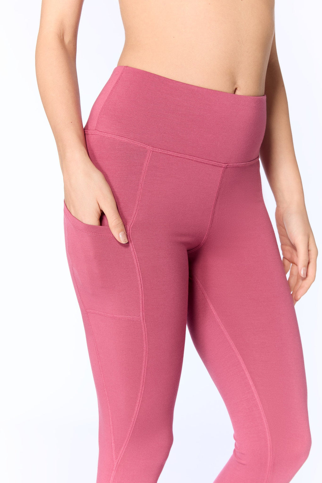 Women's Leggings, Rose Wine