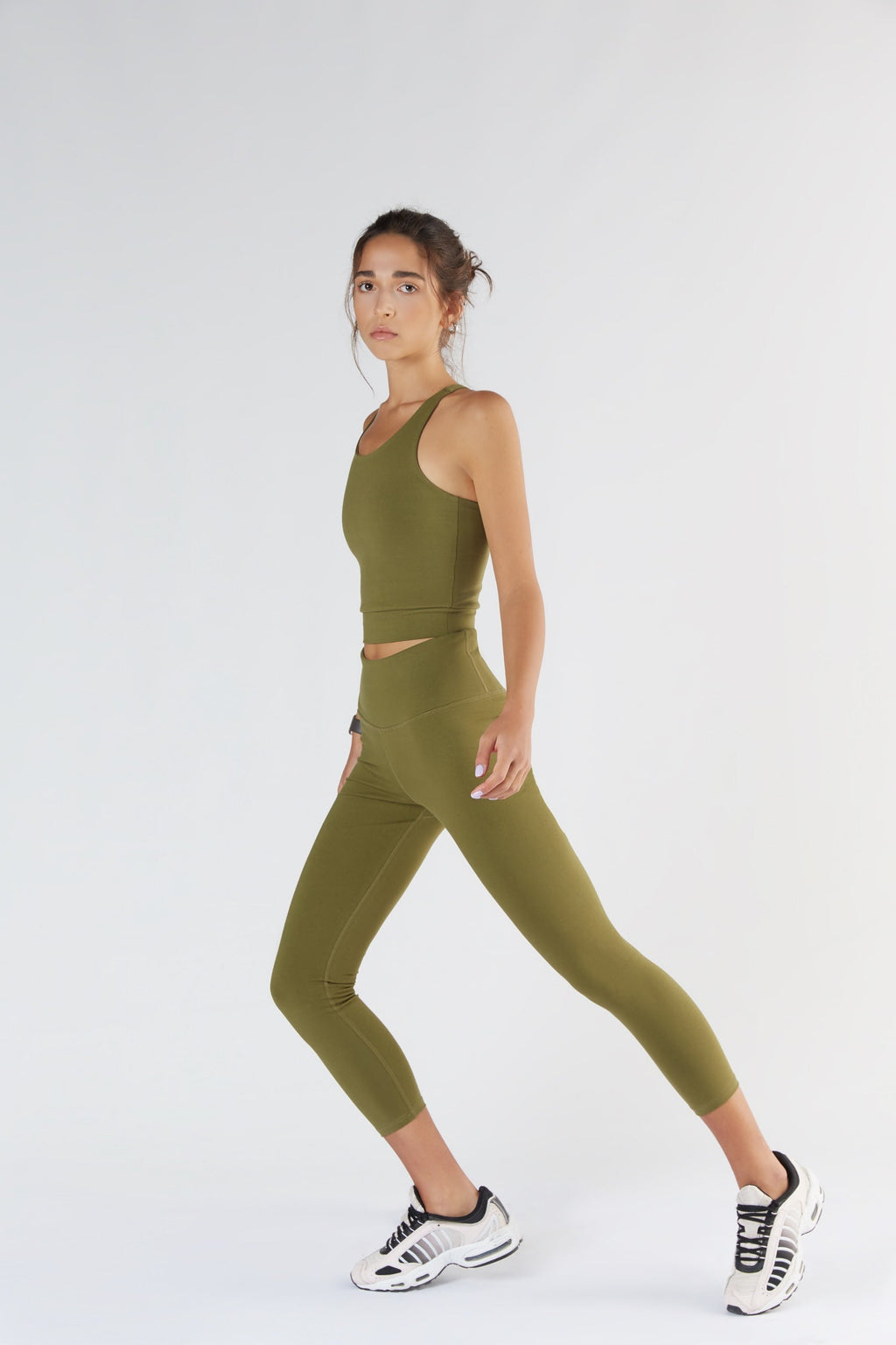 Women's 7/ 8 Leggings Recycled, Olive