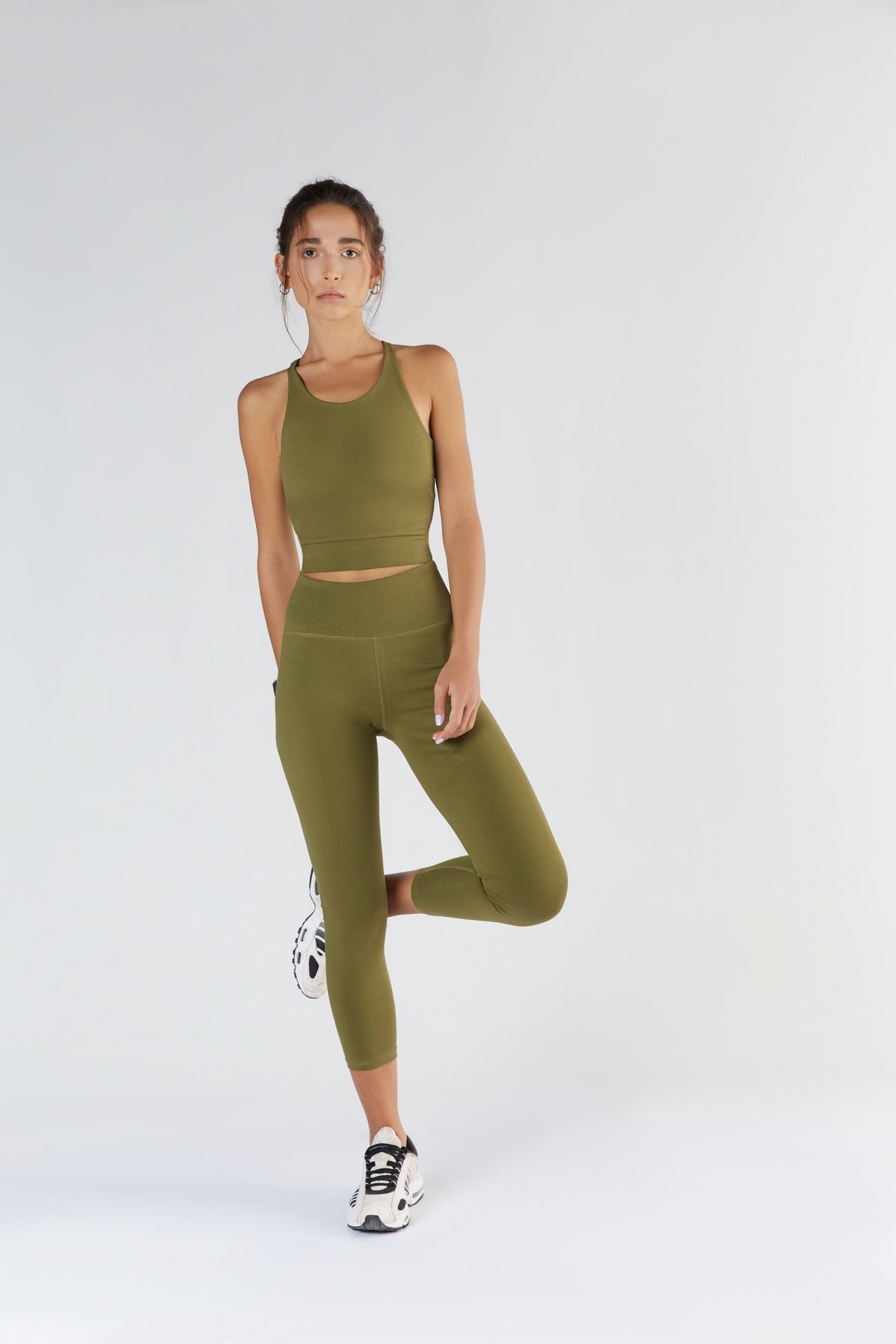 Women's 7/ 8 Leggings Recycled, Olive