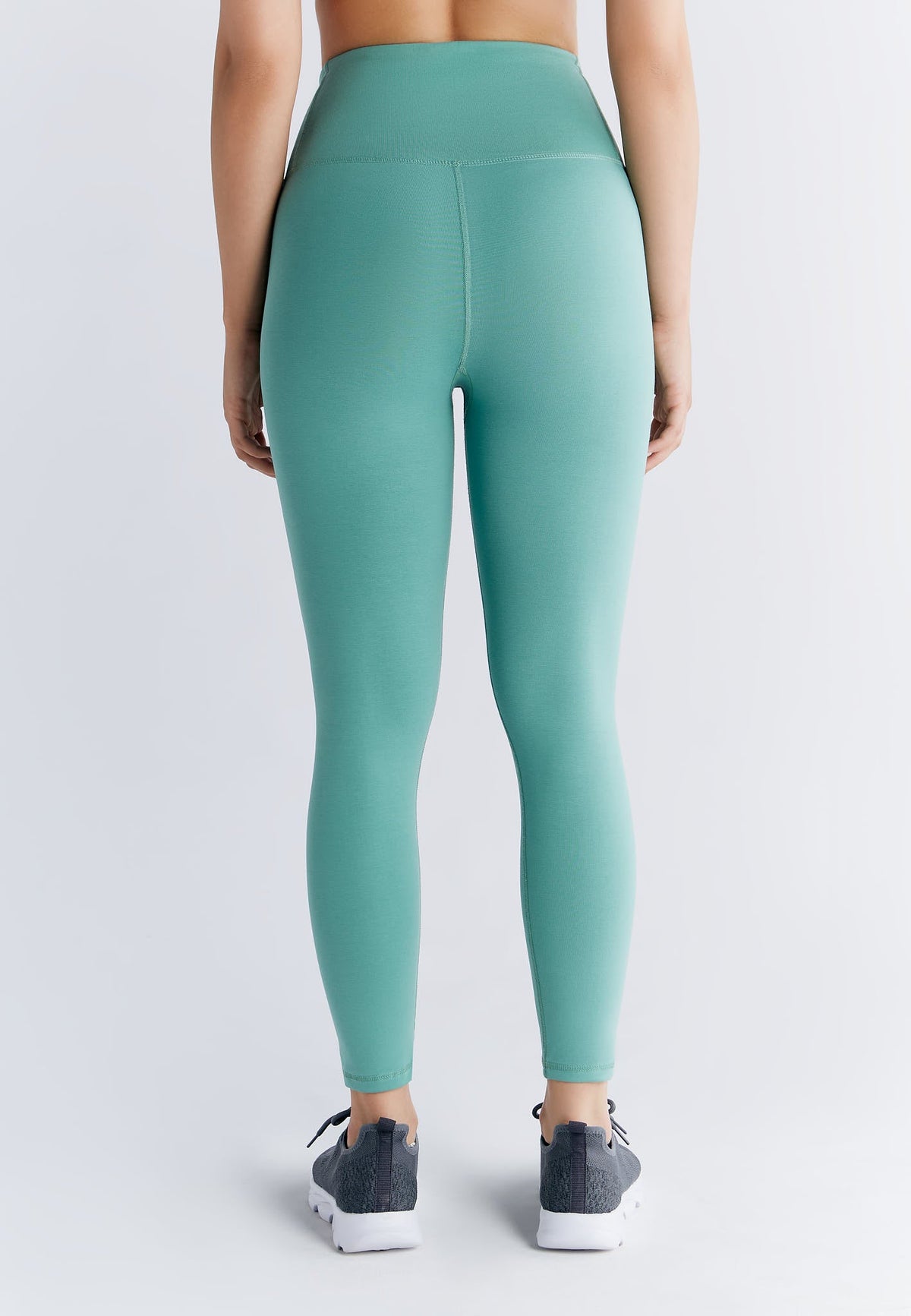 Women's 7 / 8 Leggings Recycled, Malachite Green — True North, view 2