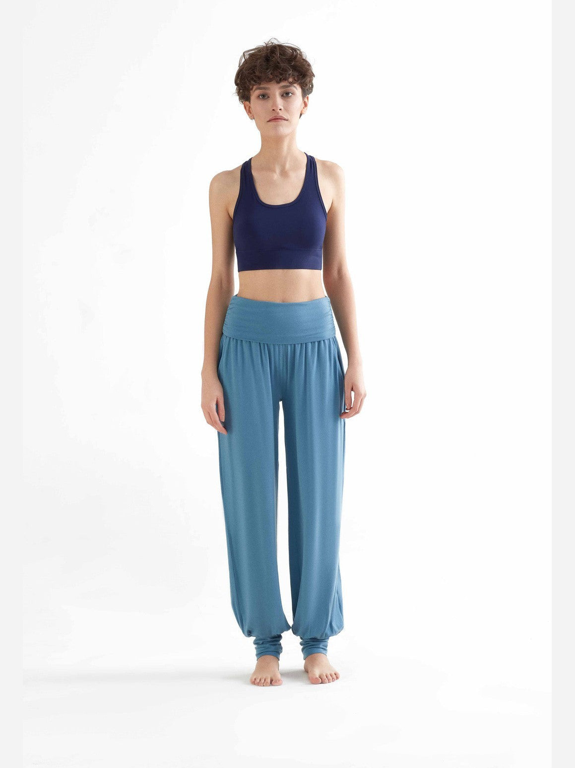 TENCEL™ Women's Yoga Trousers, Atlantic Blue