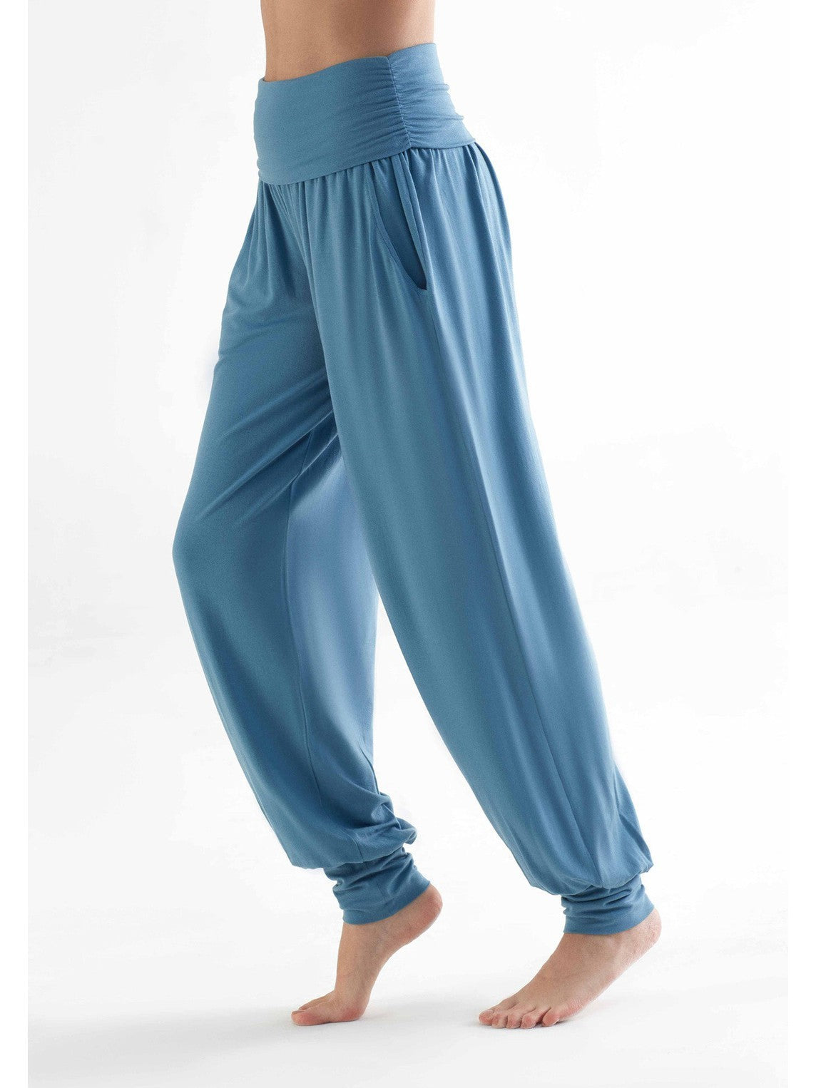 TENCEL™ Women's Yoga Trousers, Atlantic Blue