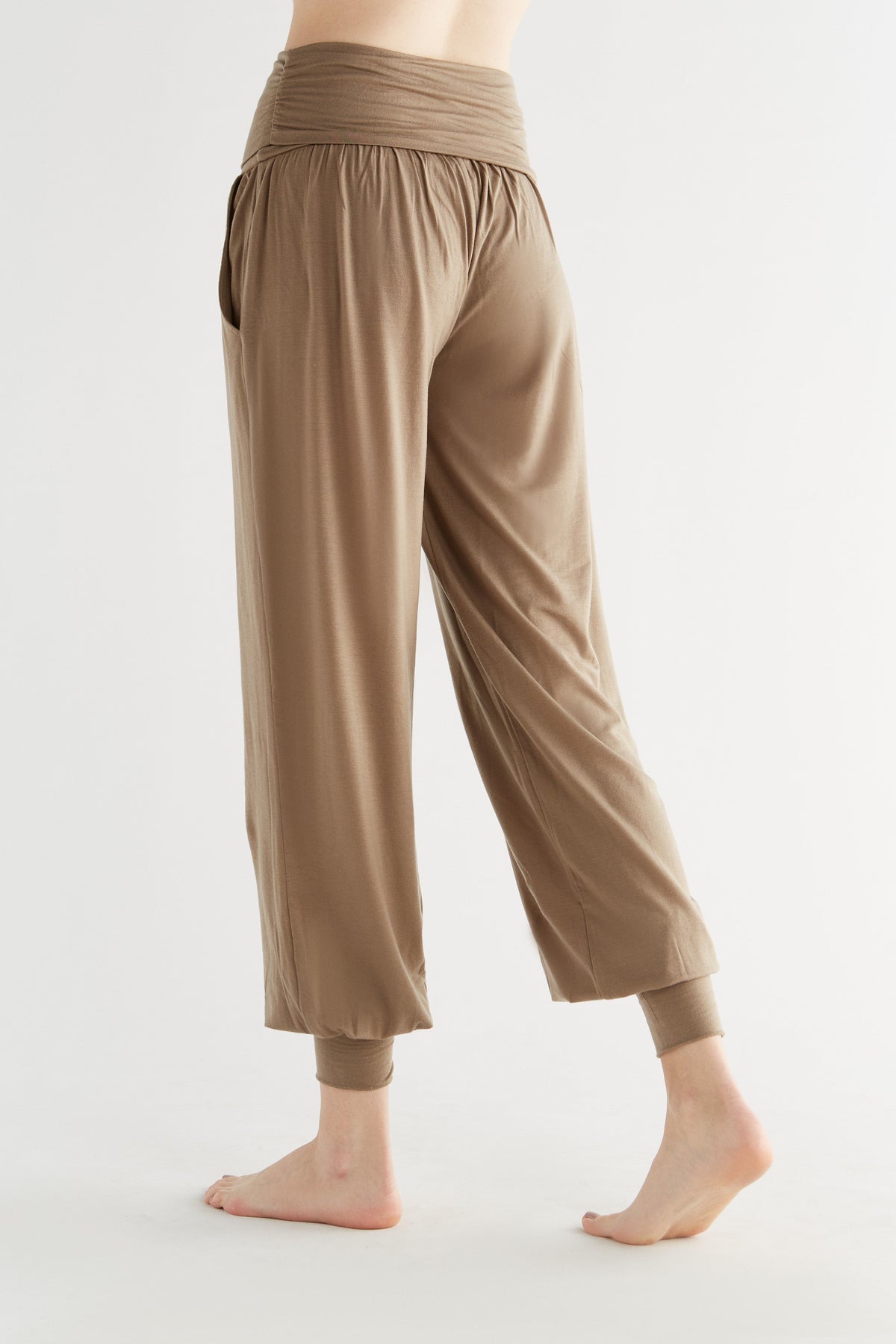 TENCEL™ Women's Yoga Trousers, Mink