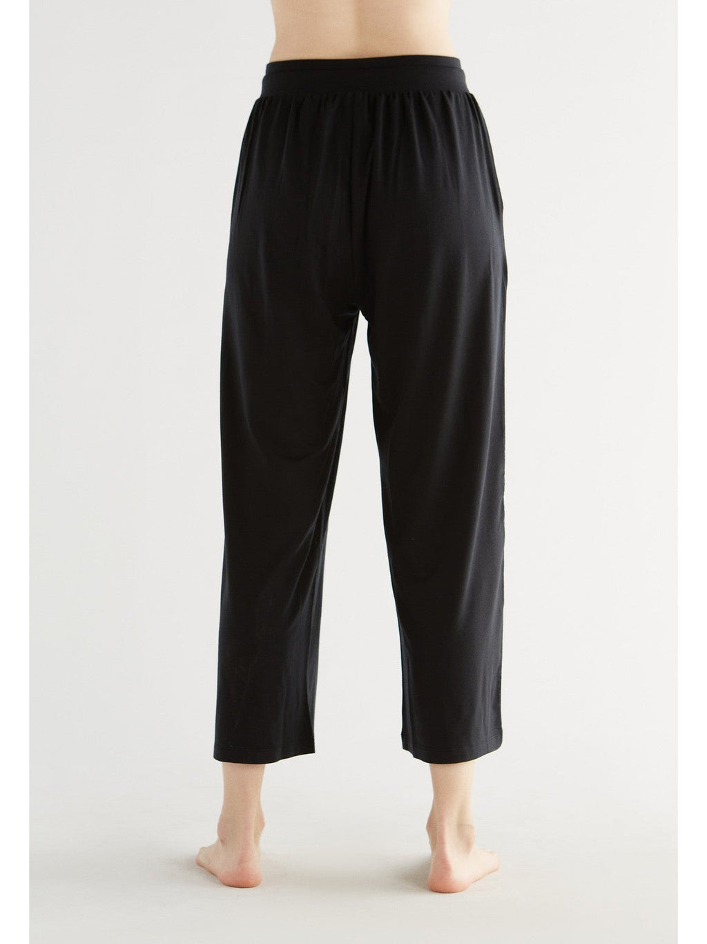 TENCEL™ Women's Wide Leg Trousers, Black