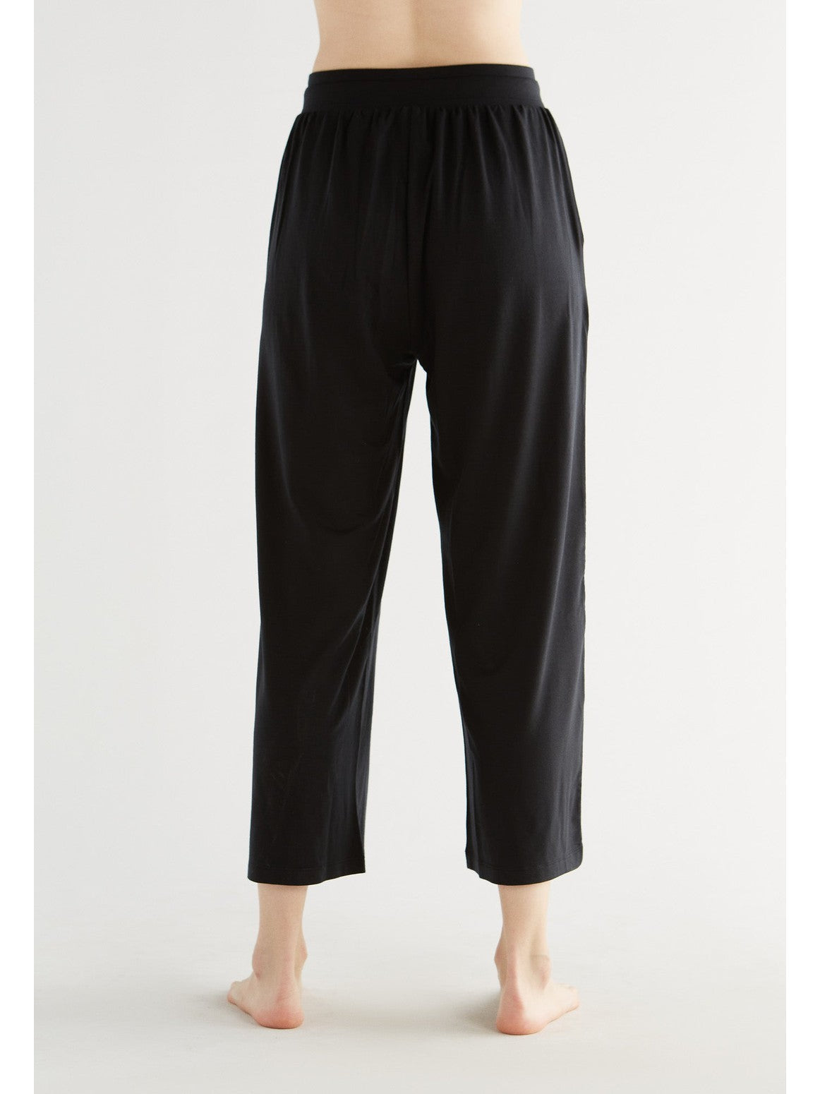 TENCEL™ Women's Wide Leg Trousers, Black — True North, view 3