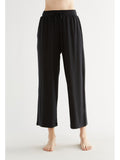 TENCEL™ Women's Wide Leg Trousers, Black