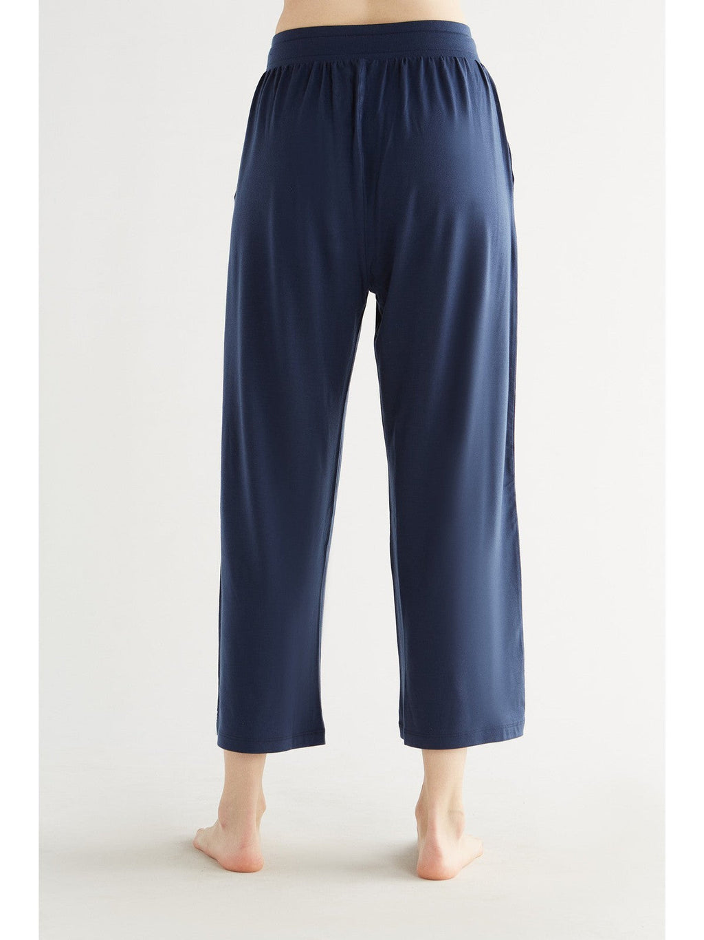 TENCEL™ Women's Wide Leg Trousers, Navy