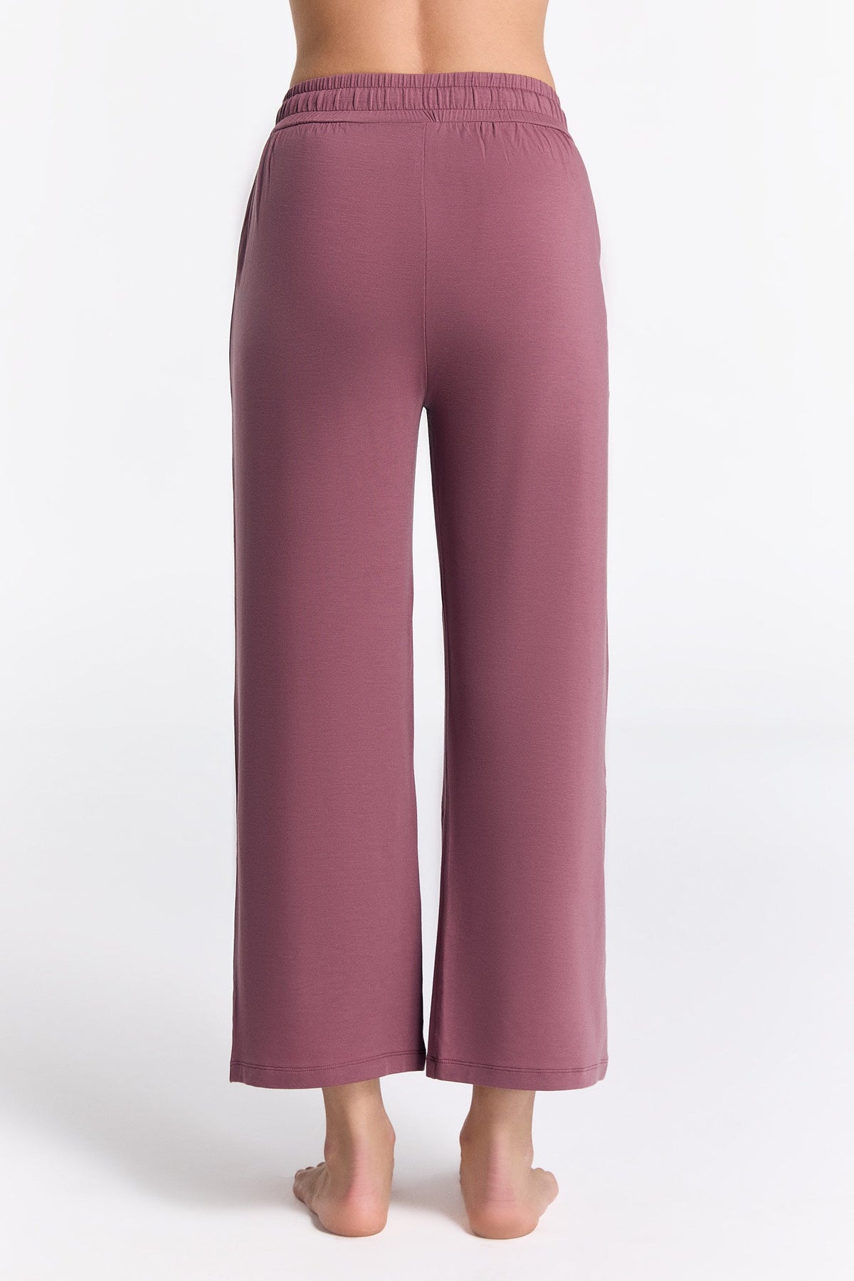 TENCEL™ Women's Wide Leg Trousers, Nocturne — True North, view 3