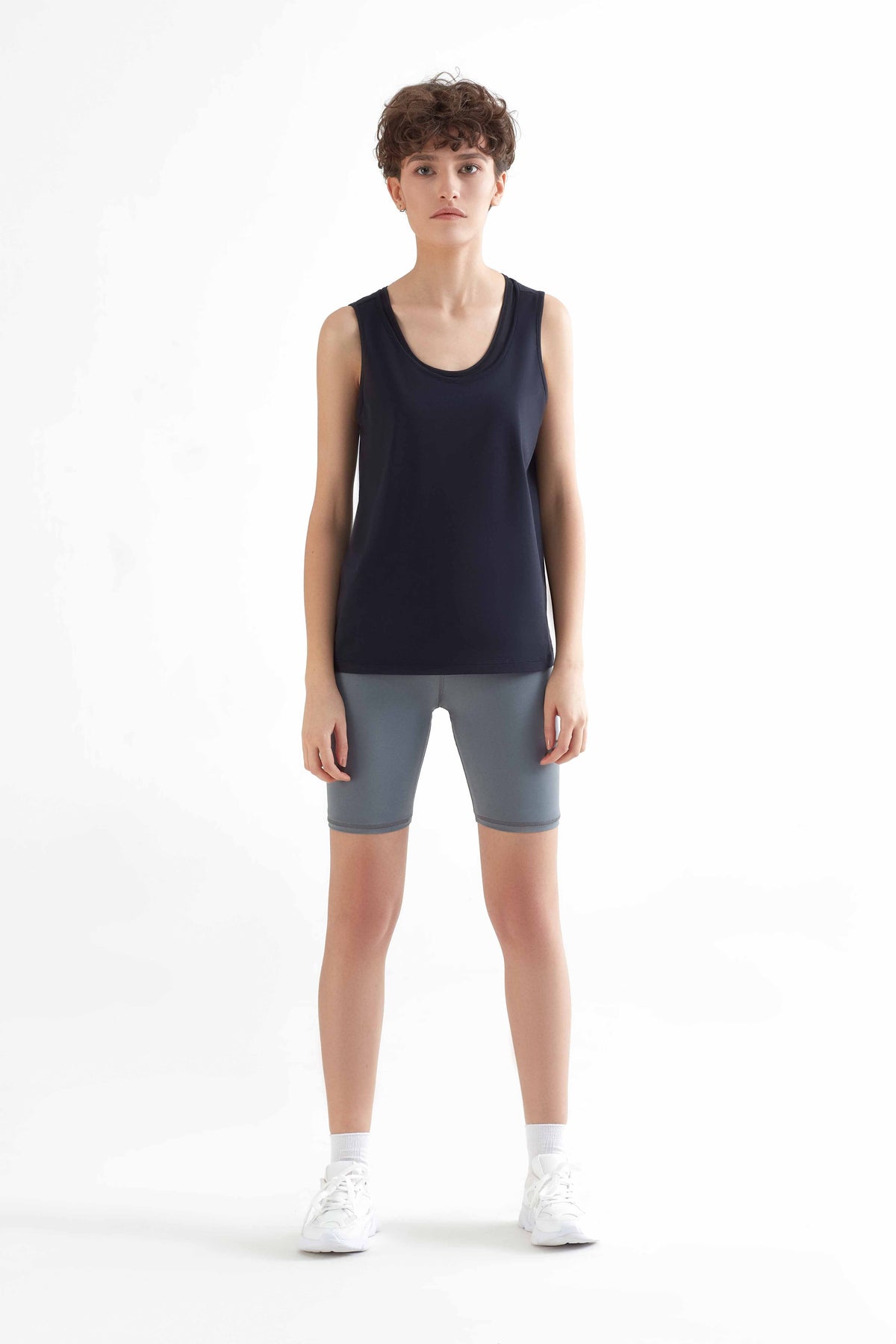 Women's Cycling Shorts Recycled, Light Grey