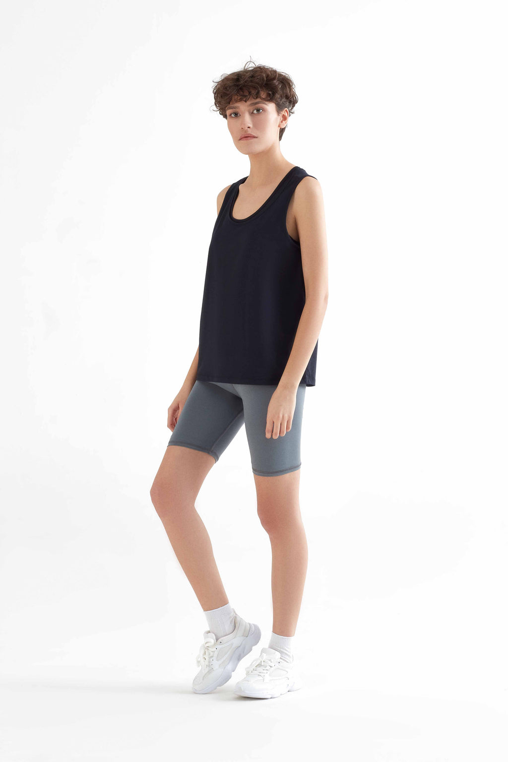 Women's Cycling Shorts Recycled, Light Grey